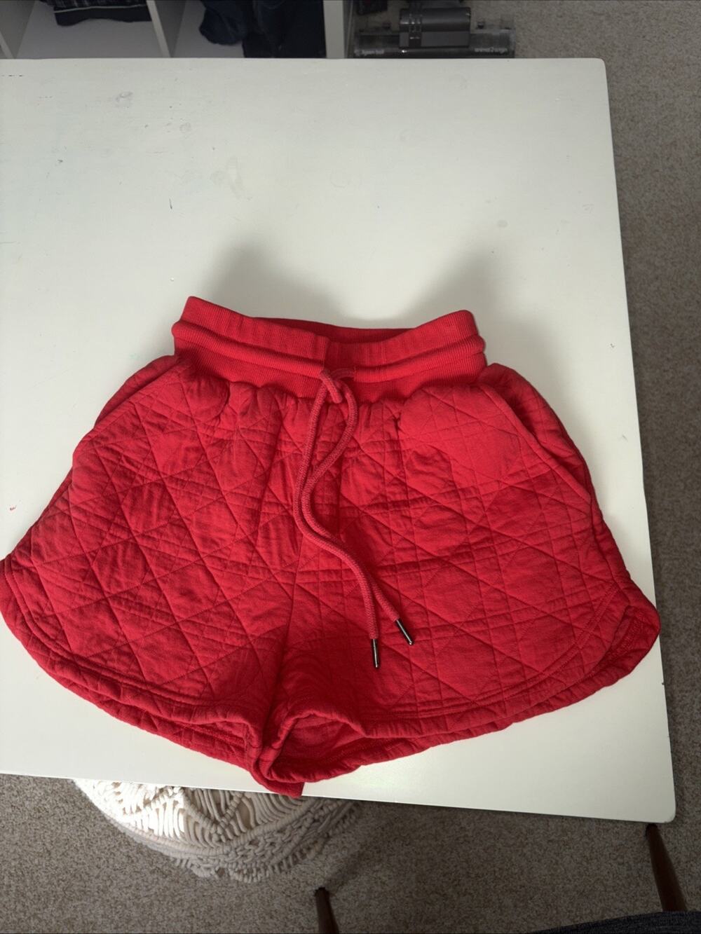 Entro Quilted S NWOT Shorts, Boho, Peasant, Beach, Packable, Soft, Athleisure